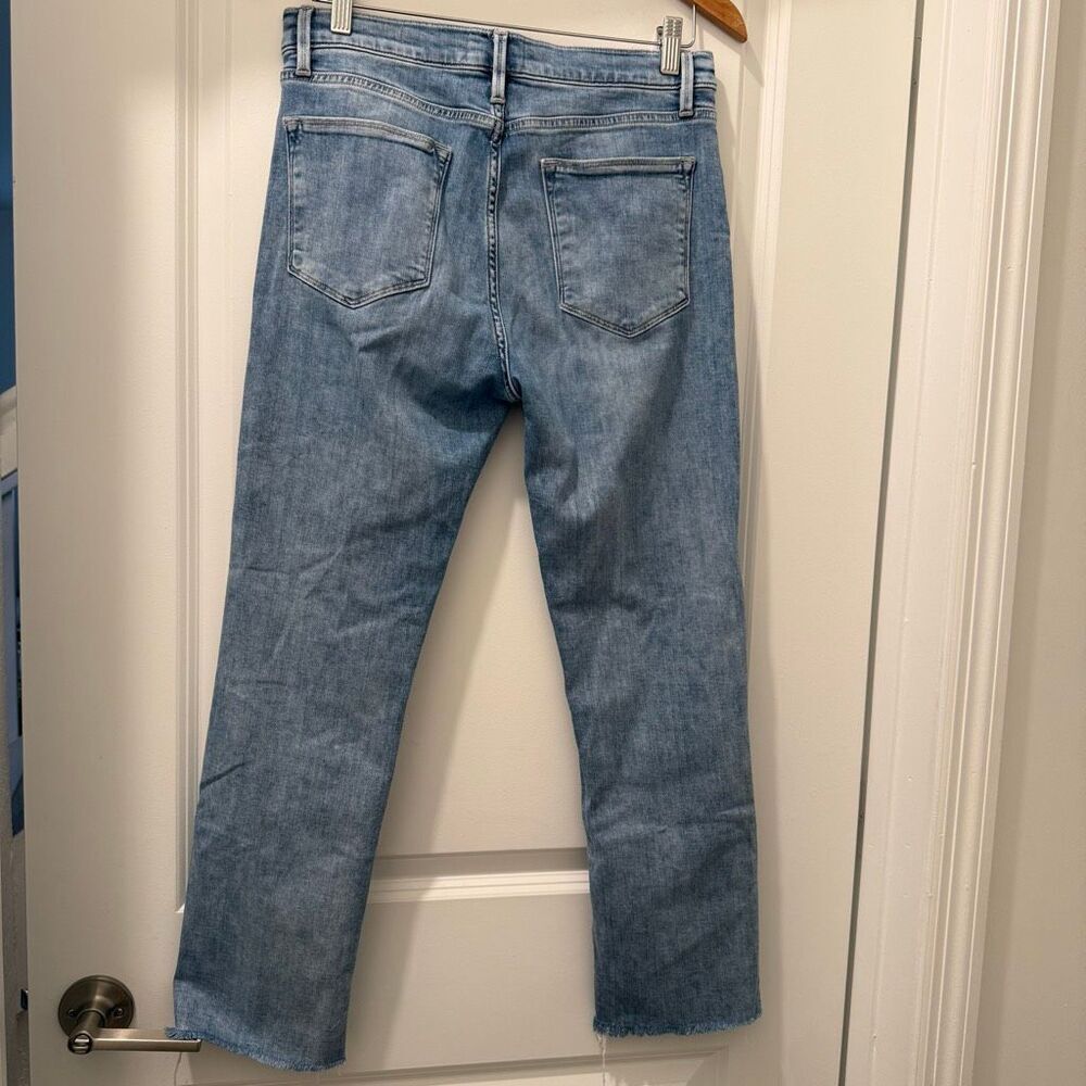 FRAME Le High Straight Degradable in Aura size 29 - Picture 4 of 5